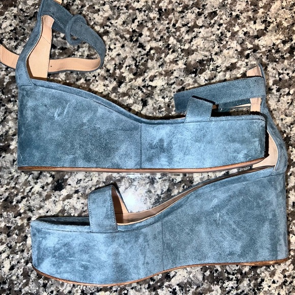 GIANVITO ROSSI Amelia Camamel Platform Sandal, NWOT - Picture 2 of 8